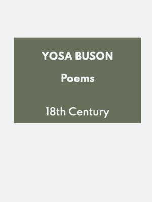 Yosa Buson