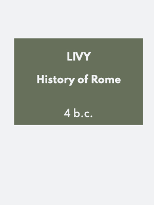 Titus  Livius Patavinus (Livy)