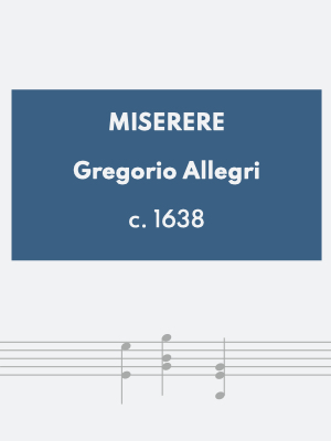 Gregorio Allegri