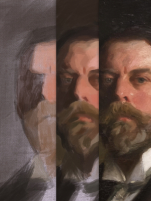 Tutorial - Late 19th Century Oil Portrait Painting